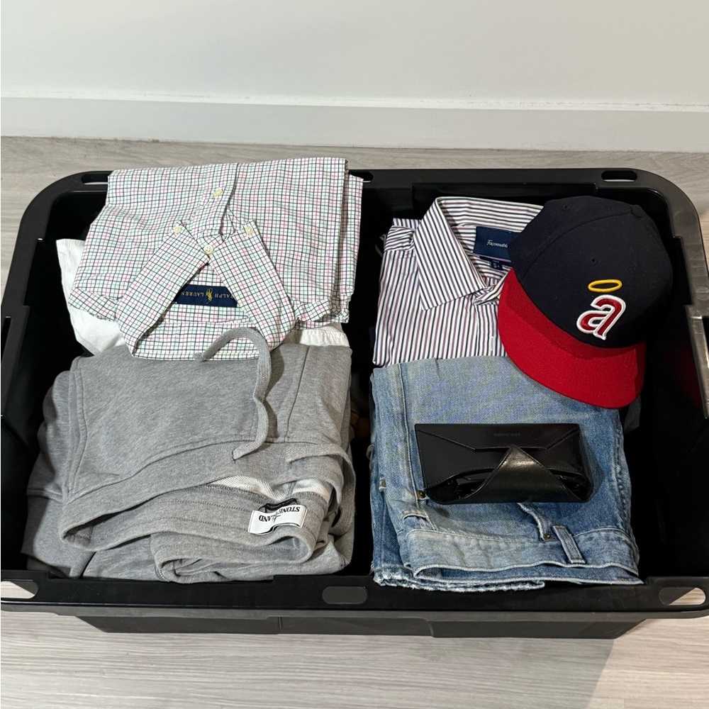 Men’s Designer Clothes Bin